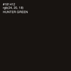 #181412 - Hunter Green Color Image